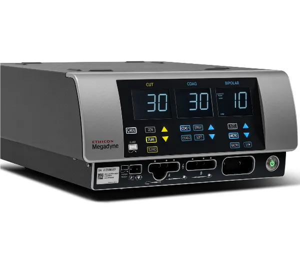 ENERGY SEALING & DISSECTINGMEGADYNE™&nbsp;Electrosurgical GeneratorProduct Codes :&nbsp;MEGEN1&nbsp;The ETHICON MEGADYNE™&nbsp;Electrosurgical Generator i...