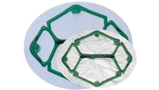 Ventralight™ ST Mesh with Echo PS™ Positioning System, Ellipse, 7 in x 9 in (17.8 cm x 22.9 cm) 5955